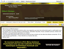 Tablet Screenshot of midorimusique.com